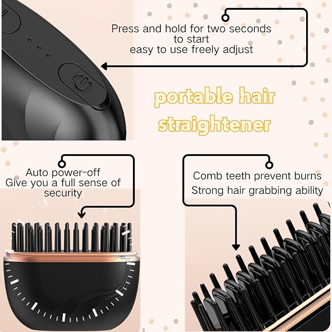 InstaSilk™ Hair Straightening Brush